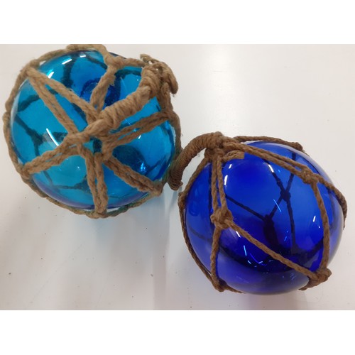 63 - A group of 9 glass witches' balls.Location: 1.3