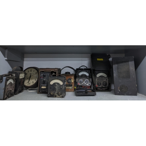 70 - A lot of various Universal Avo Meters, a Supply Unit Tester TMS No. Mk II, a Bakelite cased Smith Se... 