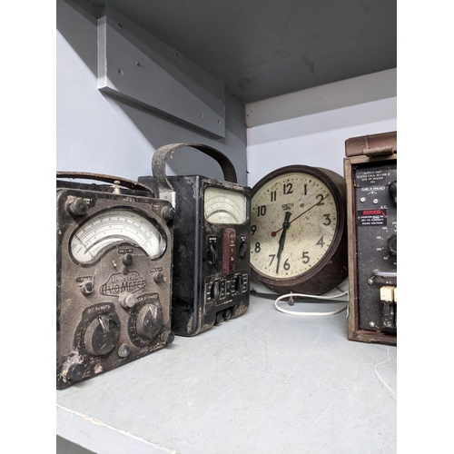 70 - A lot of various Universal Avo Meters, a Supply Unit Tester TMS No. Mk II, a Bakelite cased Smith Se... 