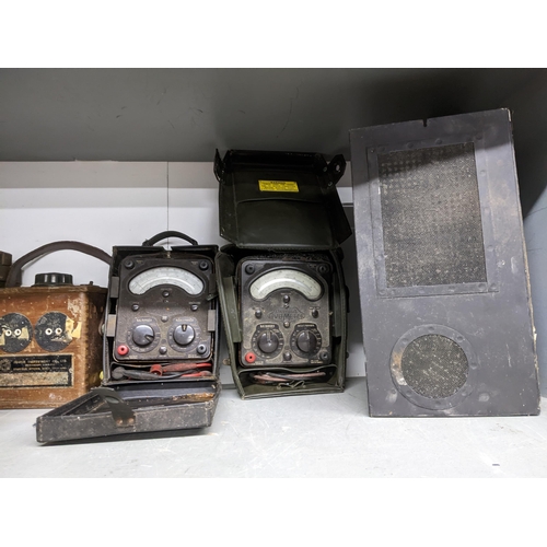 70 - A lot of various Universal Avo Meters, a Supply Unit Tester TMS No. Mk II, a Bakelite cased Smith Se... 