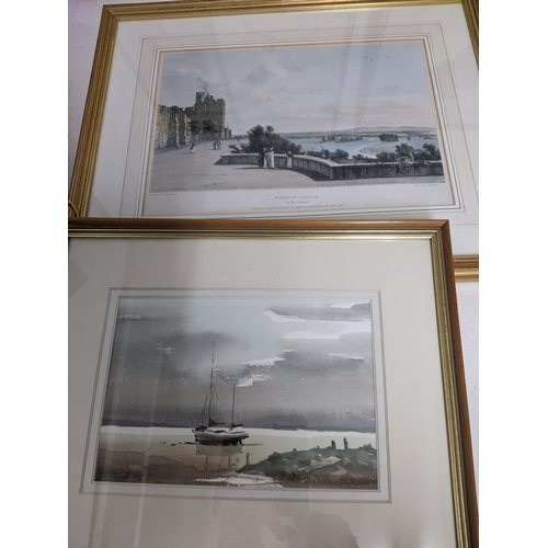 72 - A selection of signed limited edition prints and watercolours to include Paul Stafford - The Curlew ... 