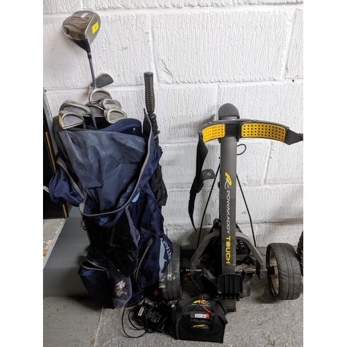 82 - A gold club lion set to include Altron SE M irons, and a King Cobra M Speed offset club, in a San Mo... 