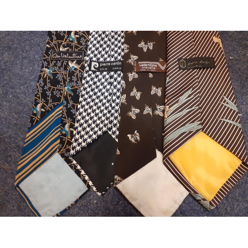 163 - A large quantity of vintage ties to include club ties, Tie Rack examples, Edinburgh Kilt Company, Ha... 