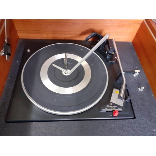 198 - A Dynatron Transpower SRX 26 Ether Stereo model no:HFC31A having a Garrard turntable 2025TC in a tea... 