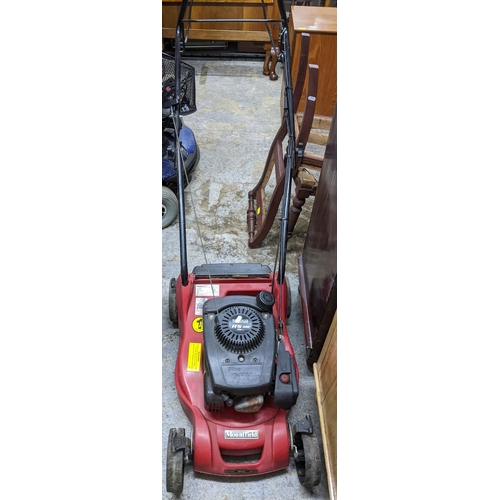 337 - A Mountfield RS 100 petrol garden lawnmower
Location: G