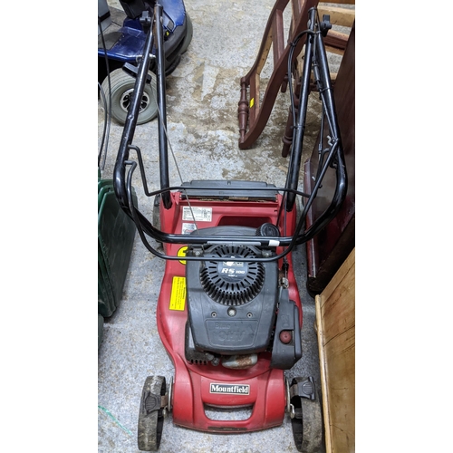 337 - A Mountfield RS 100 petrol garden lawnmower
Location: G