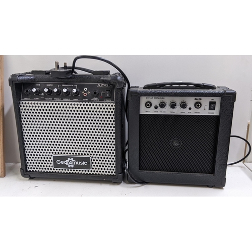 182 - Two guitar amplifiers to include a Gear4Music and a GA-20 Location:LAM