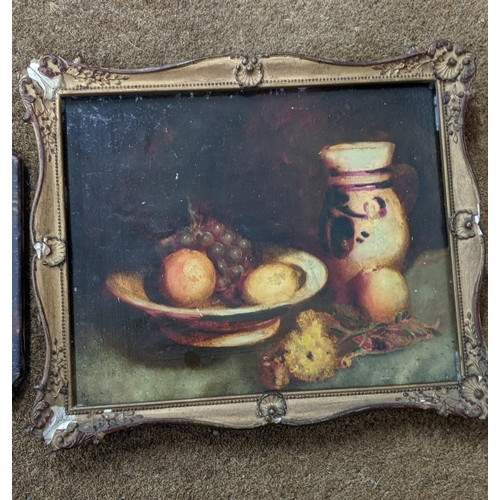 312 - Two oil on boards to include Feyer - oil on board still life and an oil on board depicting Othello
L... 