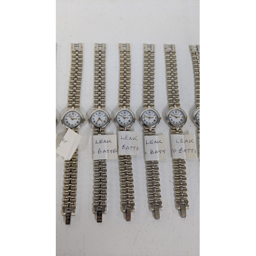 324 - Eighteen ladies Quartz Pringle wrist watches to include twelve with white faces and others
Location:... 