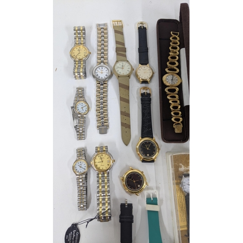 325 - A collection of mixed wrist watches to include Walt Disney Mickey Mouse watch, Jean Perret  Geneva, ... 