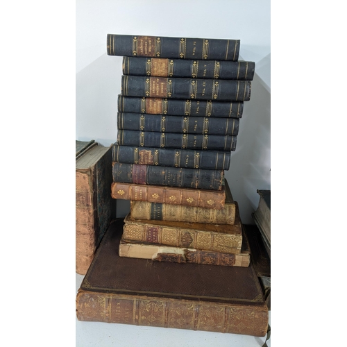 397 - A collection of mixed boxes to include Alison's history of Europe containing eleven volumes, togethe... 