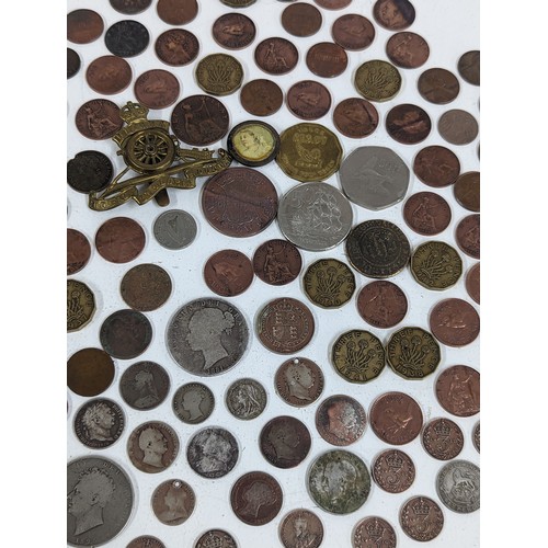 224 - World Coins - a collection comprising of George IV 1826 and Victoria 1881 Halfcrowns, George III Six... 