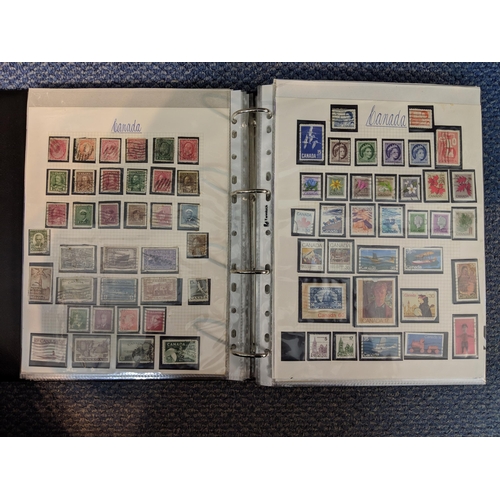 215 - World stamps to include 19th century and later examples, Chinese, Indian and a postcard album to inc... 