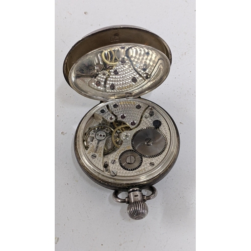 211 - An early 20th century silver open faced keyless wound pocket watch
Location: CAB 1