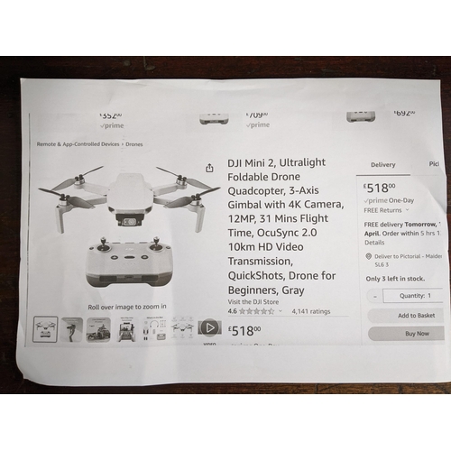 511 - DJI mini 2 drone Location: G