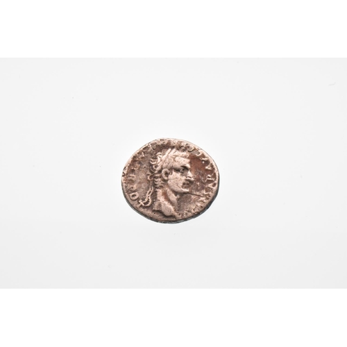 73 - Roman Empire - Gaius 'Caligula' (AD 37-41), Denarius, Obv. laureate head of Gaius right / Rev. drape... 