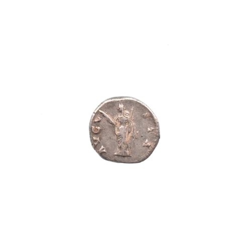 76 - Roman Empire - Faustina I (wife of Antonius Pius), Diva Faustina, after AD 141, Denarius, Obv. drape... 