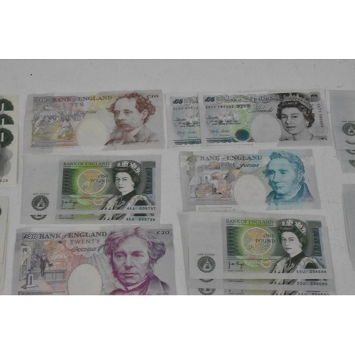 98 - Banknotes - A large collection of mostly Elizabeth II banknotes to include batches running sequence,... 