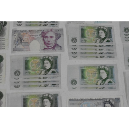 98 - Banknotes - A large collection of mostly Elizabeth II banknotes to include batches running sequence,... 