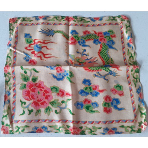 155 - Mixed mid 20th Century chiffon and nylon scarves to include an Indian silk scarf with paisley design... 