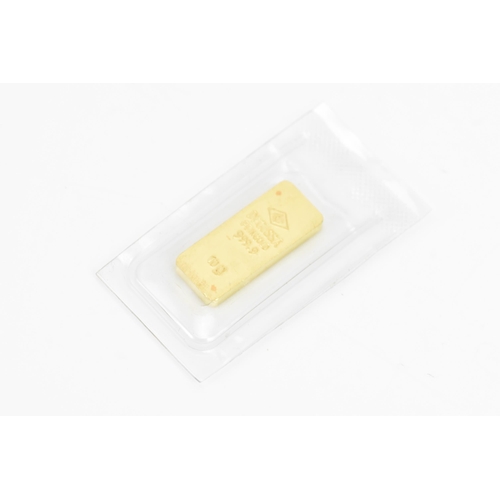 250 - A Degussa Feingold 10 gram bar of 999.9 fine 24ct gold