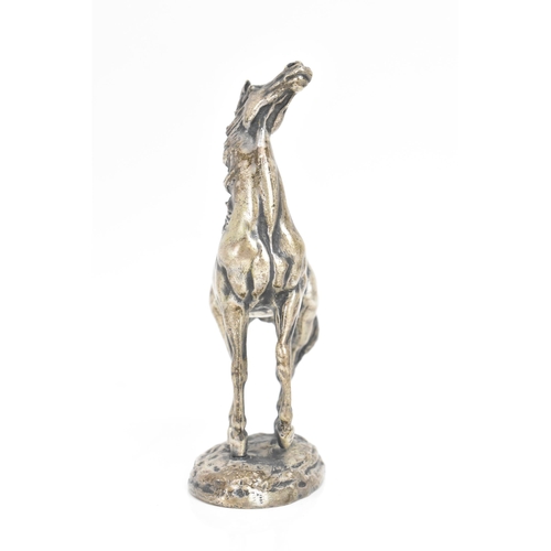 281 - An Elizabeth II silver horse sculpture by Lorne McKean (British, b. 1939), entitled ‘Playing Up’, ma... 