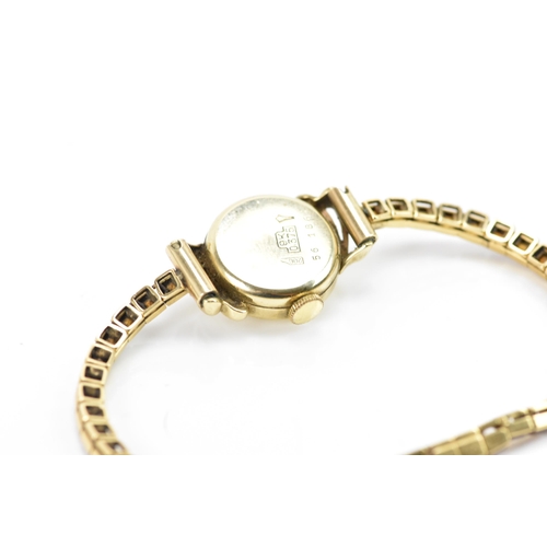 283 - A Cartier mid 20th century gold and Citrine line bracelet made into a watch strap and fitted to a la... 