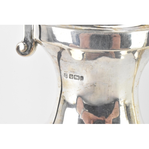 34 - An Edwardian silver coffee pot by the Fattorini Brothers (John & Edward Fattorini), hallmarked Sheff... 