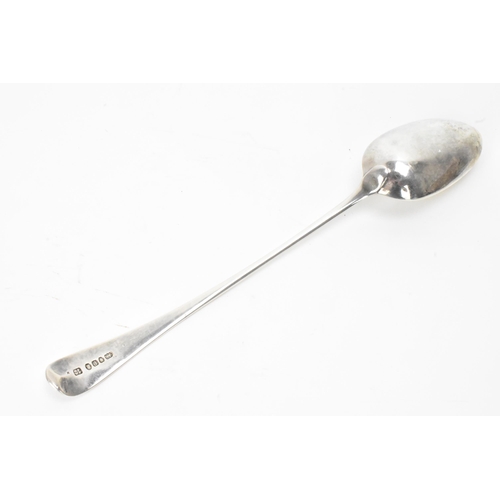 5 - A George III silver gravy strainer spoon, by George Smith (III) & William Fearn, London 1790, engrav... 