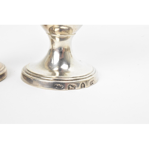 7 - A George III silver combination egg cruet set, makers marks possibly for Thomas Liddiard, hallmarked... 