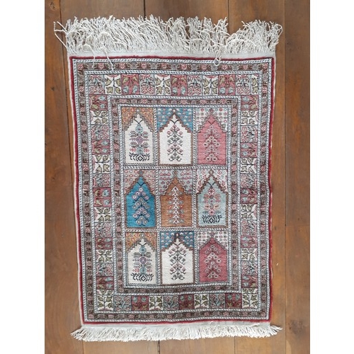 347 - A Kayseri silk Kelim rug, 30