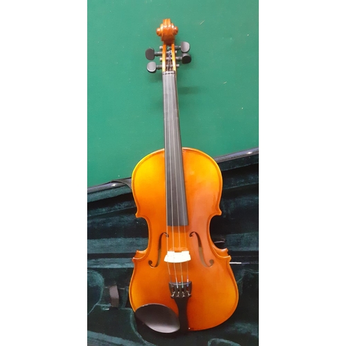 346 - A violin with fitted case, no bow. Location:RWF
If there is no condition report shown, please reques... 