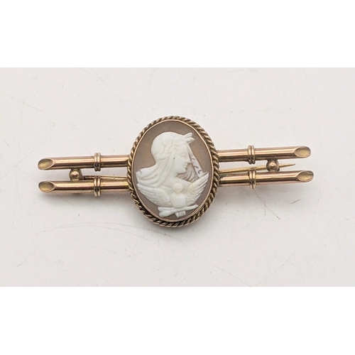 115 - A 9ct gold a cameo brooch, 5.9g
Location:CAB2

If there is no condition report shown, please request