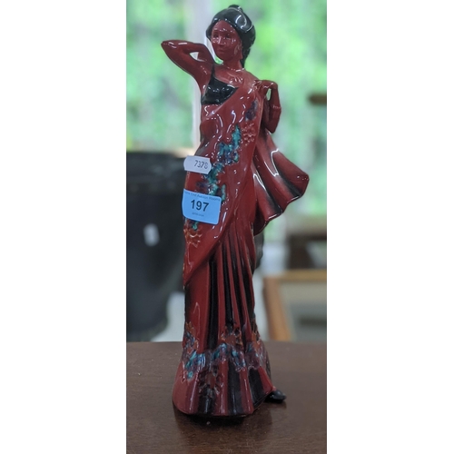 197 - Three Royal Doulton figures to include 'The Geisha' 'Flombe' Eastern Grace & Dragon
Location: 11-1
I... 