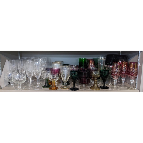 238 - Mixed glassware to include Tudor crystal glasses and others
Location: 6-2/6-3

If there is no condit... 