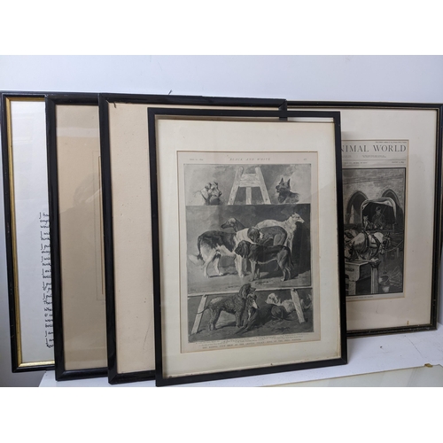 267 - A mixed lot of prints to include a set of seven Cries of London prints, a theatre of Nottingham bill... 