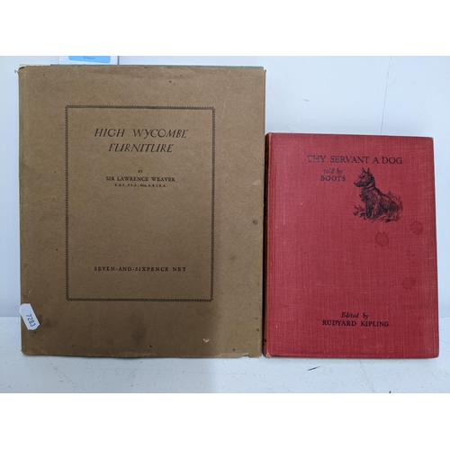 273 - Books - Sir Lawrence Weaver - High Wycombe Furniture, London 1929, The Fanfare Press, with dust wrap... 