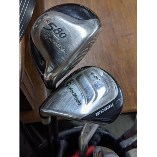 328 - Twelve golf clubs to include a Callaway Golf Big Bertha 10 Driver and eleven various clubs in a Faze... 