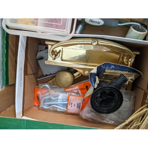 330 - A mixed lot to include plugs and fittings, a pick axe, a broomstick, a spade and other items Locatio... 