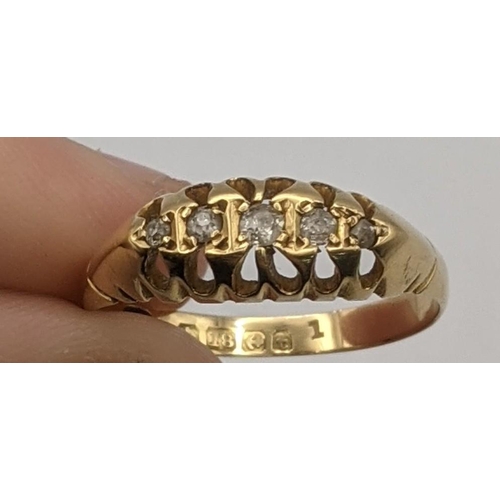 69 - An 18ct gold ring set with diamonds 2.3g
Location:CAB3
If there is no condition report shown, please... 