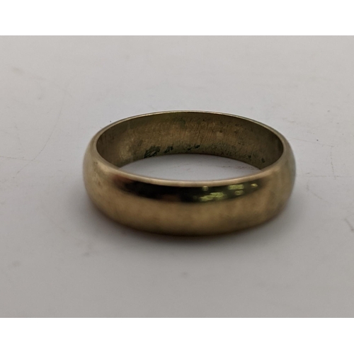 85 - A 9ct yellow gold wedding band, 5.7g Birmingham 1974, marks for Excalibur jewellery
Location :CAB5
I... 