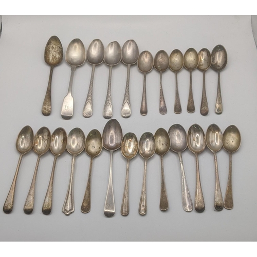 203A - A quantity of various silver teaspoons, total weight 362g
Location: A3B

If there is no condition re... 