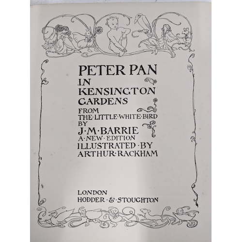 290 - Books - Peter Pan in Kensington Gardens from the Little White Bird by J M Barrie, a new edition illu... 