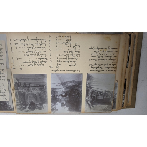 291 - An early 20th century photograph album containing photographs of Gibraltar and  China between 1910-1... 