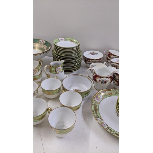 322 - Mixed porcelain to include a Japanese Noritake centre bowl with a Noritake part tea service and othe... 