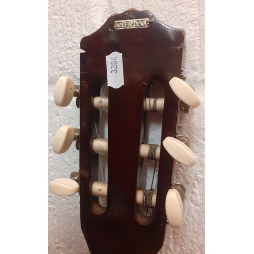 200 - A Kimbara acoustic 6-string guitar model no:N-27 together with a British Made Banjo A/F in case. Loc... 