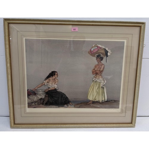 301 - Two William Russell Flint - Rosa and Marissa print, signed in pencil, 44cm x 60cm
Location:G
If ther... 