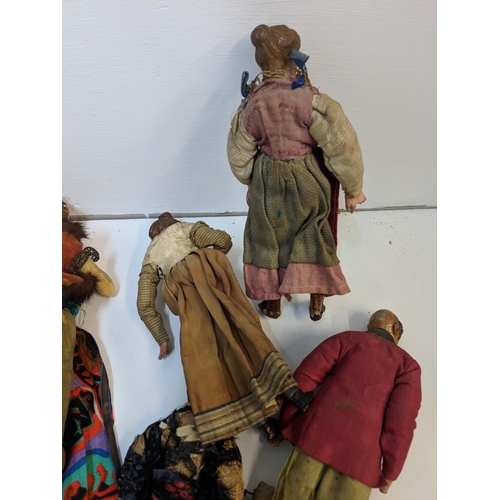 1 - Four 19th Century Neapolitan crib figures A/F and a 1920's wax figure A/F
Location: R2-2

If there i... 