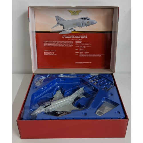 15 - Four Corgi 'The Aviation Archive' diecast scale models to include A McDonnell F-4J (UK) Phantom F. M... 