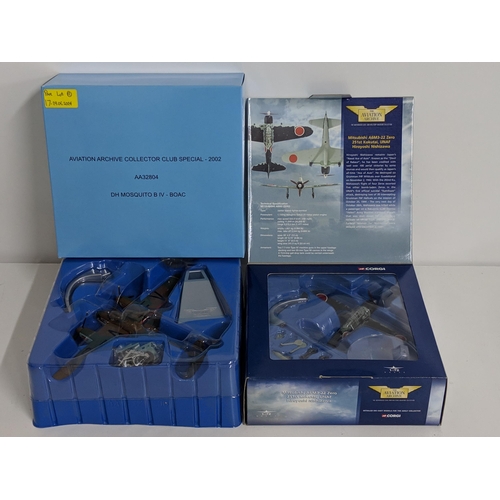 17 - Eight Corgi model planes, two HM Air power series and two ixo junior models ' The Aviation Archive' ... 